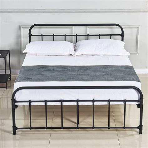 metal bed frame for mattress and box spring|metal full size bed frames.